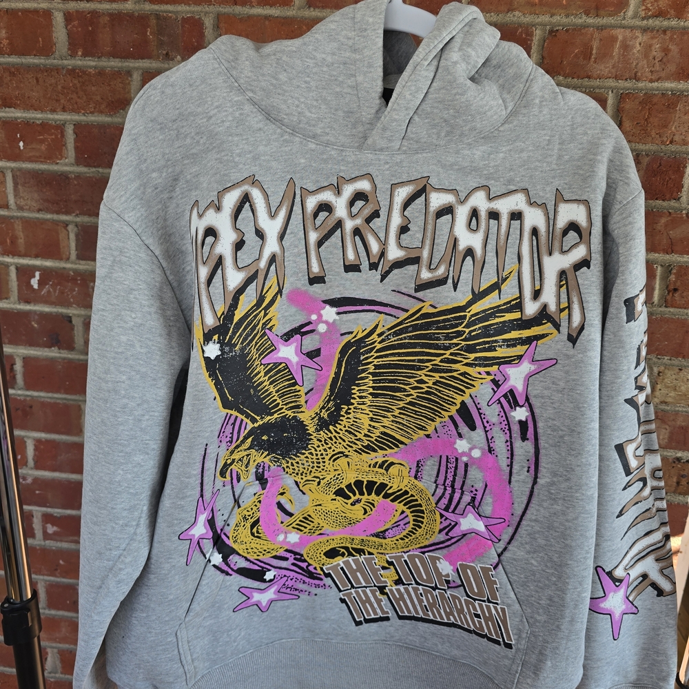 KDNK Apex Predator Hoodie with Eagle & Snake Design